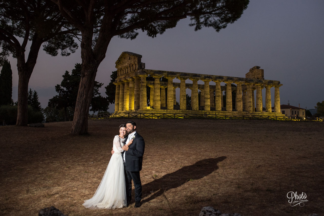 Fotografo di matrimonio a Paestum